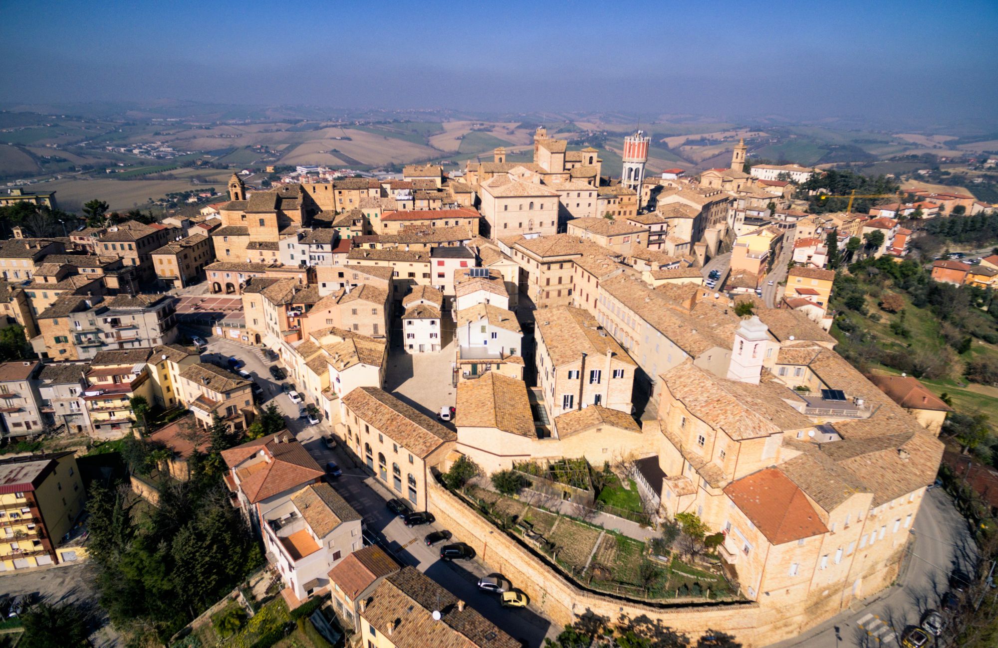 quaint town in le marche